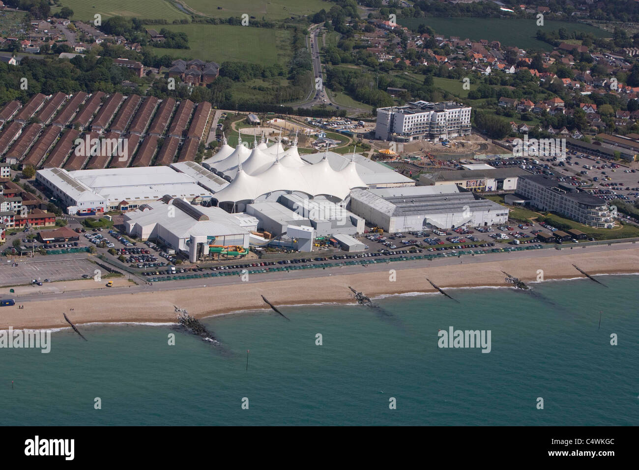 Aerial view of Butlins holiday camp in Bognor Regis. Picture by James