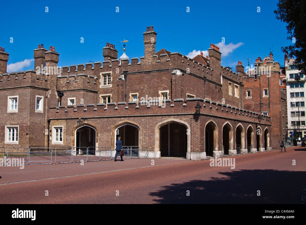 St.James's palace, Marlborough road, London Stock Photo, Royalty Free