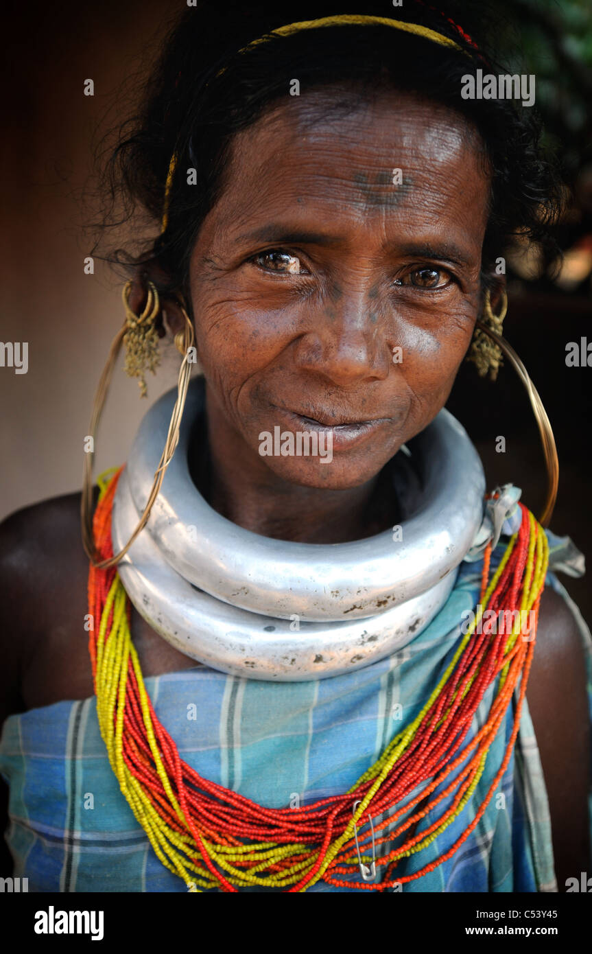 Gadba tribal people in the Indian state of Orissa Stock Photo - gadba-tribal-people-in-the-indian-state-of-orissa-C53Y45