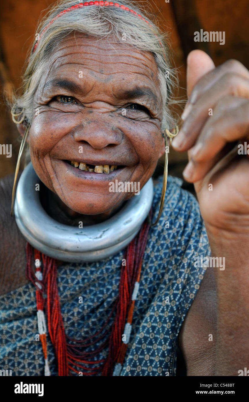 Gadba tribal people in the Indian state of Orissa Stock Photo - gadba-tribal-people-in-the-indian-state-of-orissa-C548BT