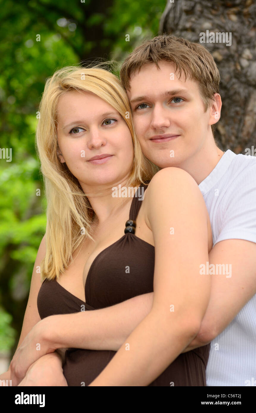 engaged couple