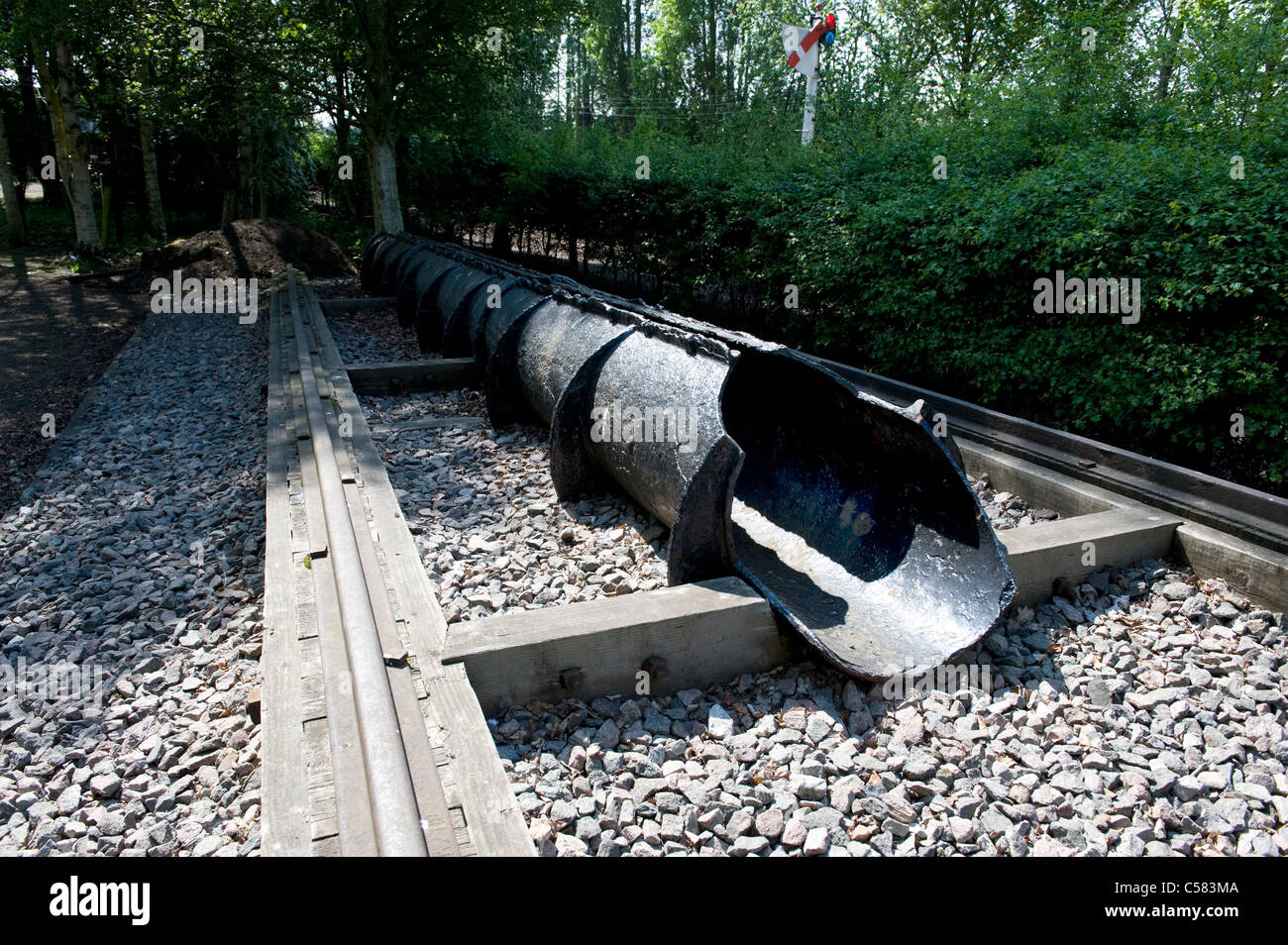The remains of the I.K. Brunel's atmospheric railway pipe seen at The