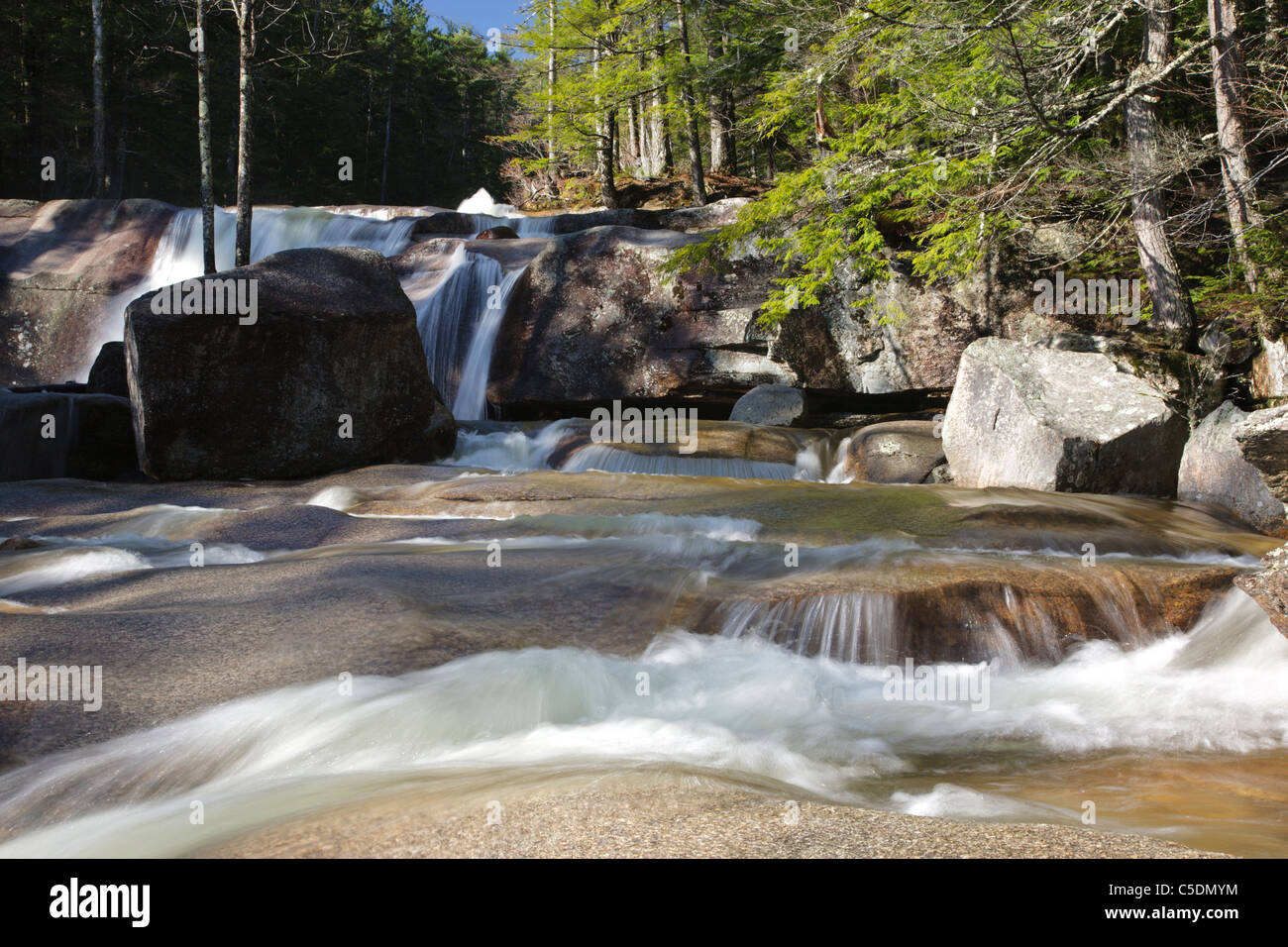 Diana's Bath in North Conway, New Hampshire, USA during the spring