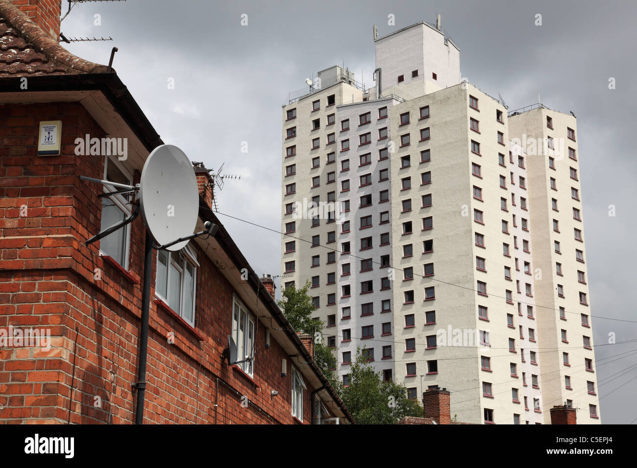 Social housing in Sneinton, Nottingham, England, U.K Stock Photo