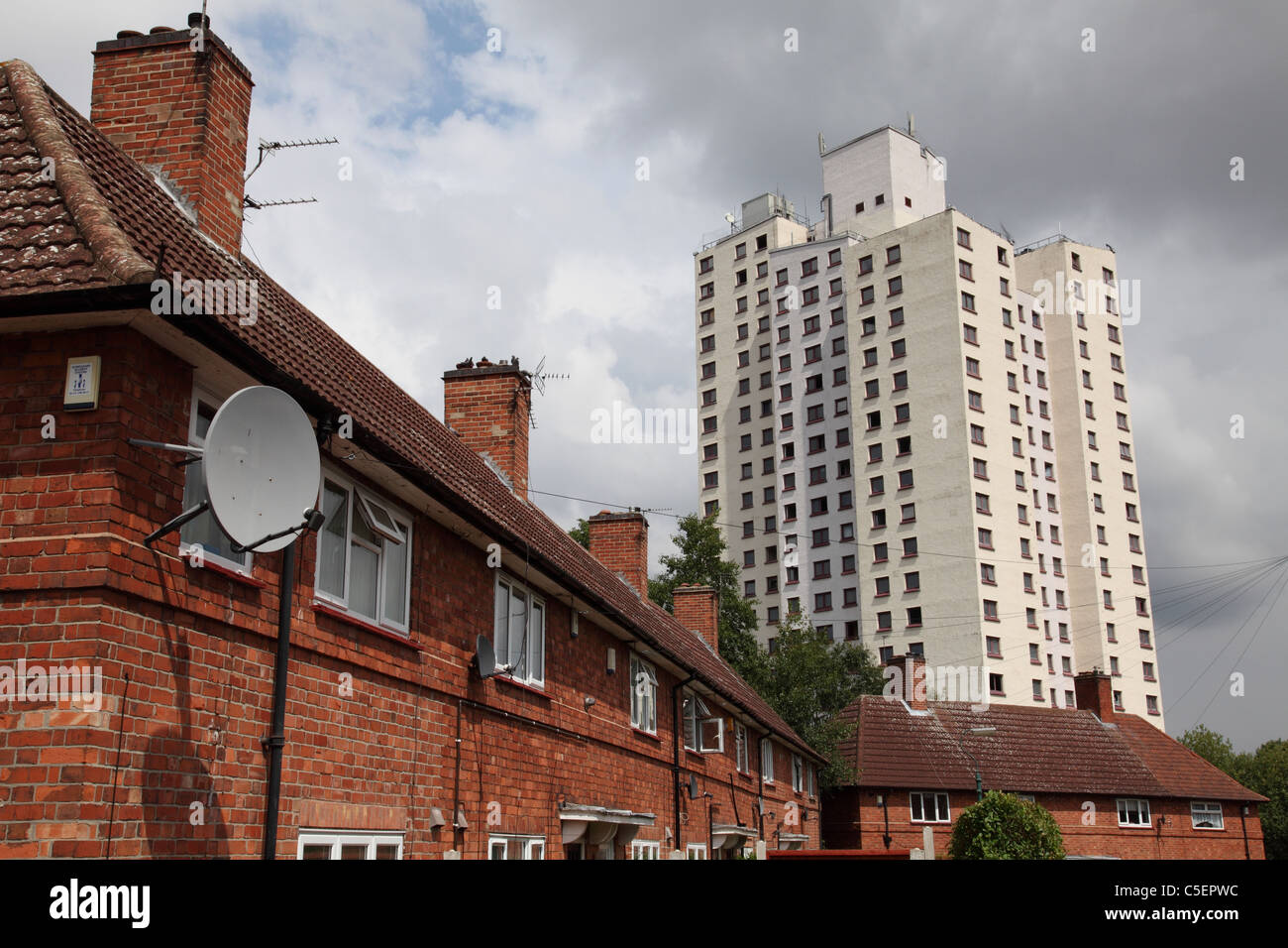 Social housing in Sneinton, Nottingham, England, U.K Stock Photo