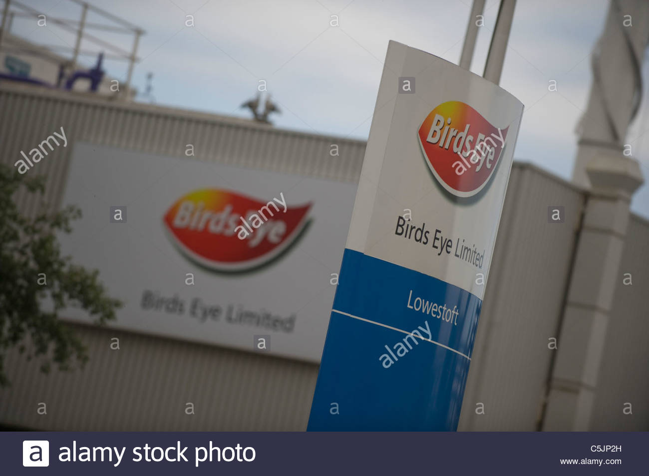 The Birds Eye factory in Lowestoft, Suffolk Stock Photo, Royalty Free