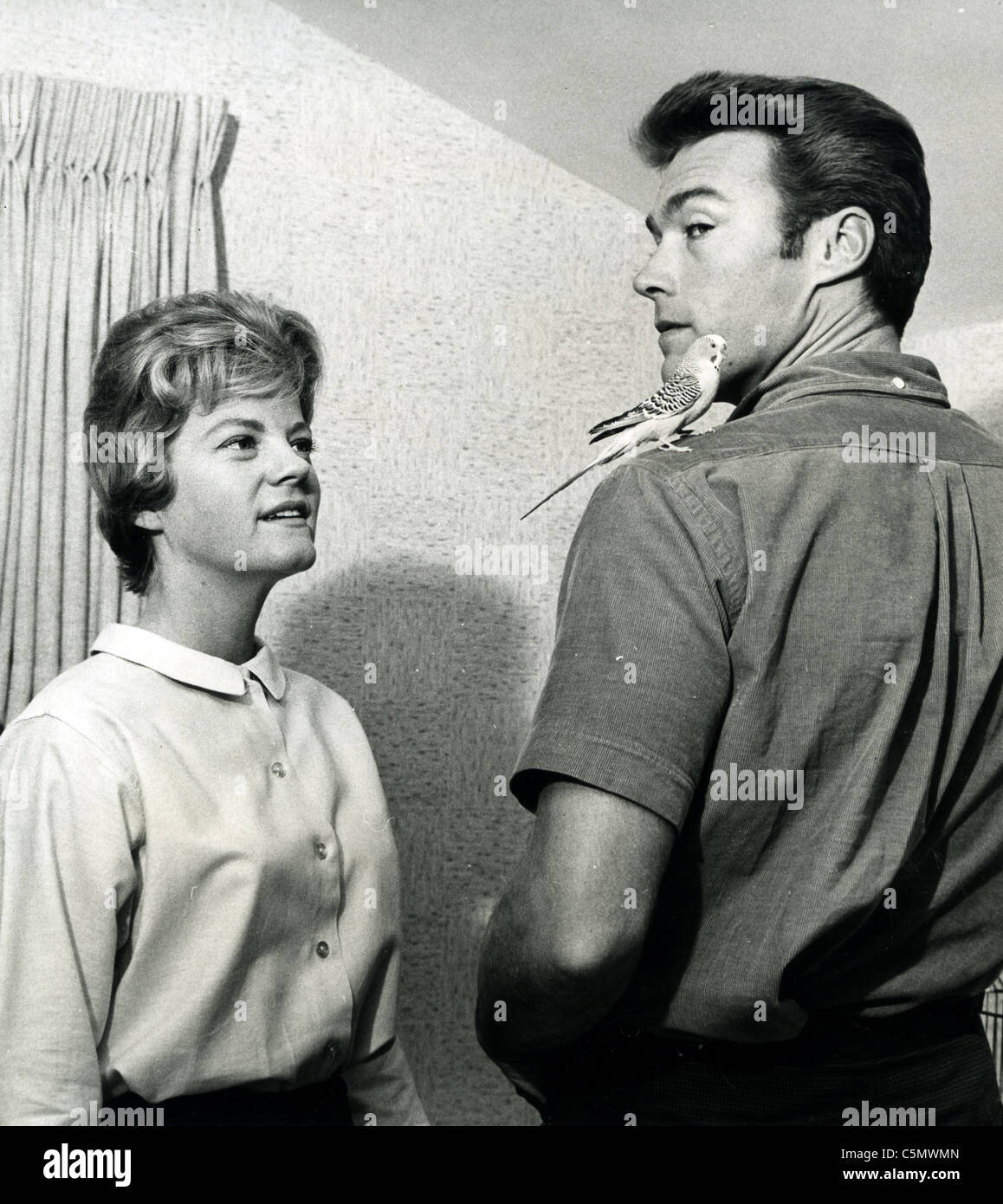 CLINT EASTWOOD with first wife Maggie at their Los Angeles home about ...