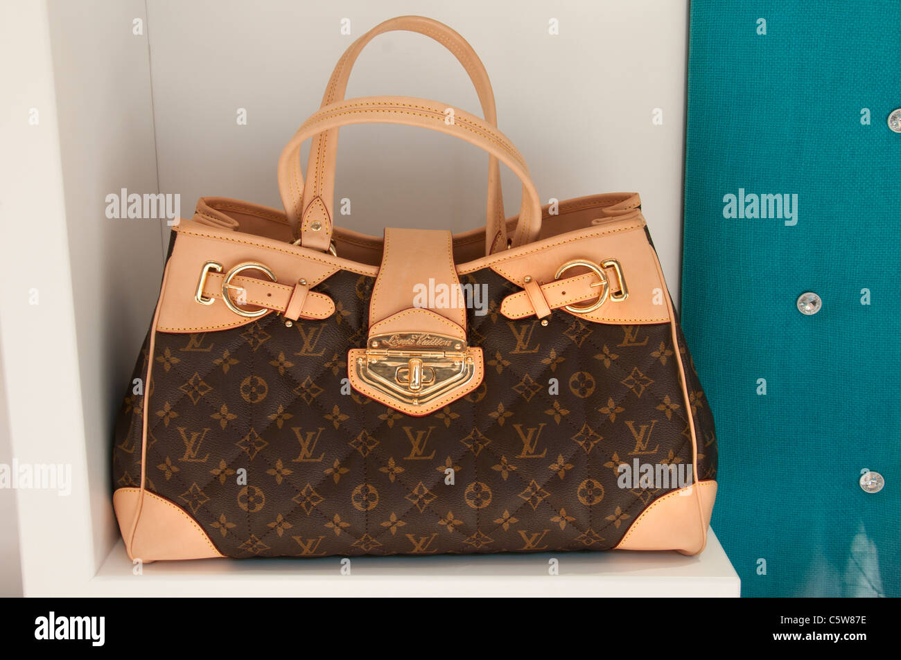 Louis Vuitton mock fake imitation forgery sham bag bags Turkey Stock Photo, Royalty Free Image ...