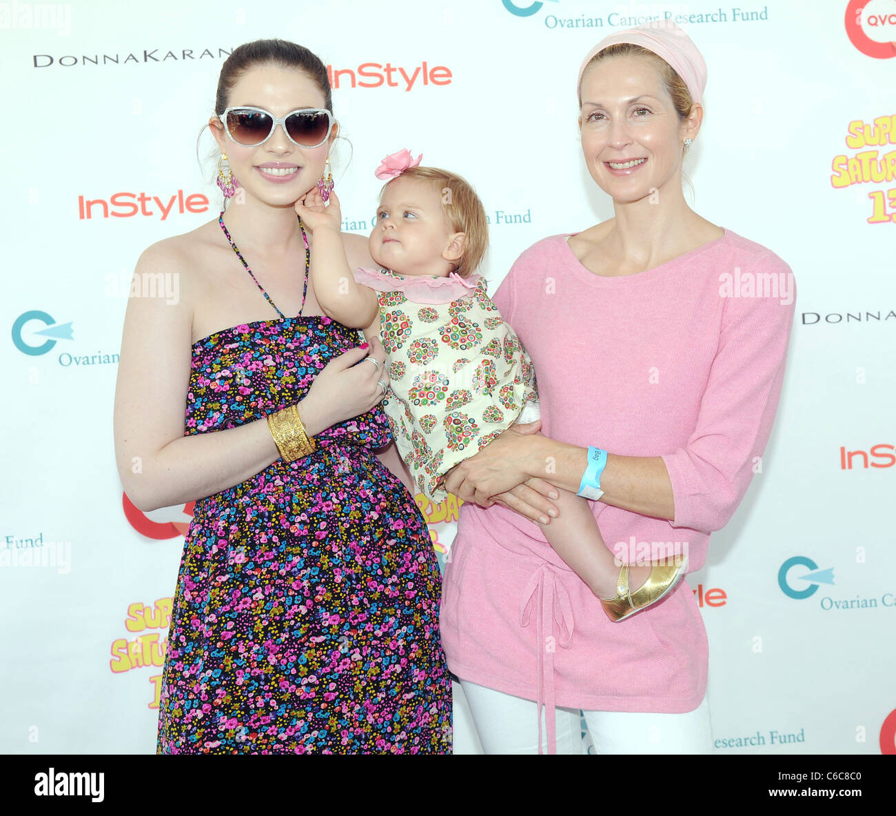 Michelle trachtenberg, kelly rutherford and baby helena attend ...