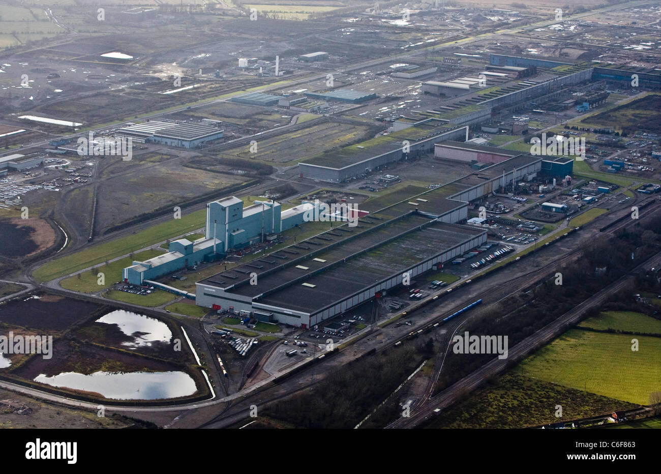 The Llanwern Steelworks in Newport, owned by Indian steel giant TATA