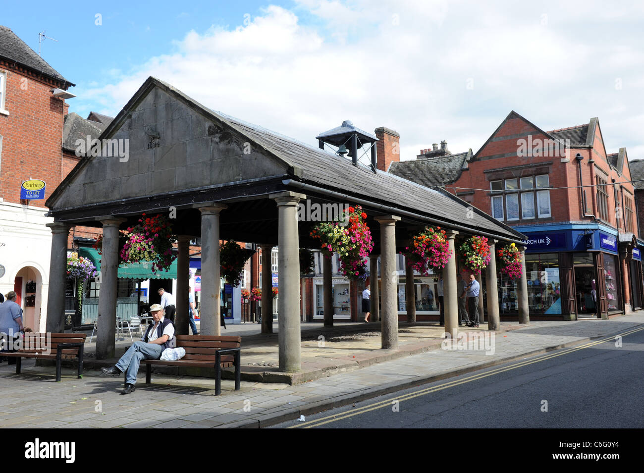 The Butter Cross Market Drayton, Shropshire, England, Uk Stock Photo