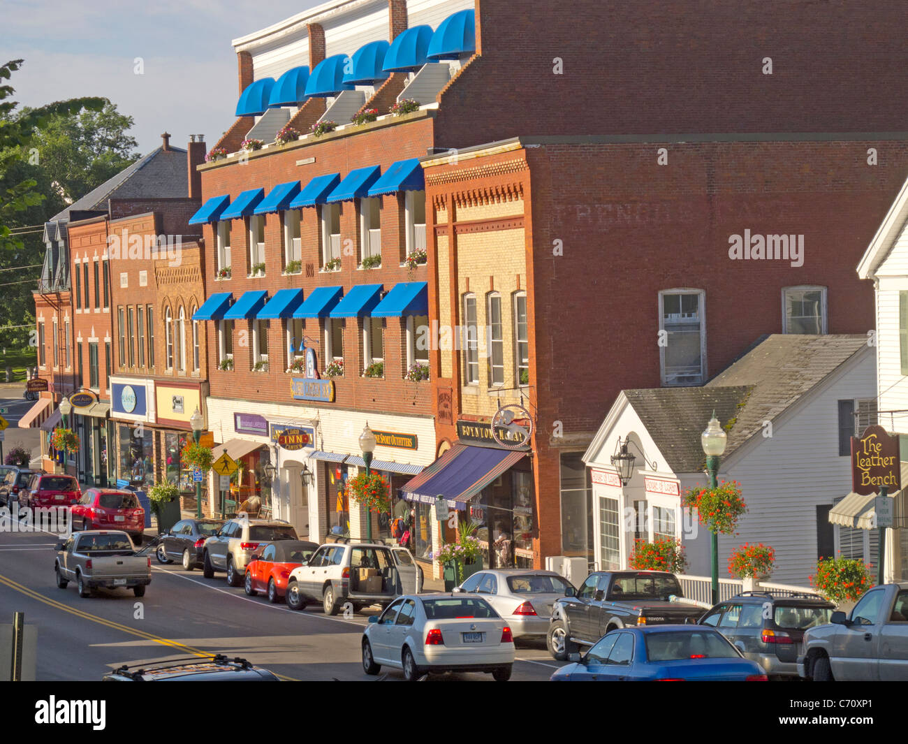 Downtown Camden Maine Stock Photo, Royalty Free Image 38744329 Alamy