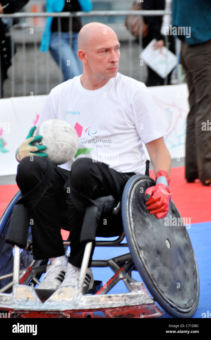 Wheelchair athlete London Paralympic Day London Olympic Games 2012