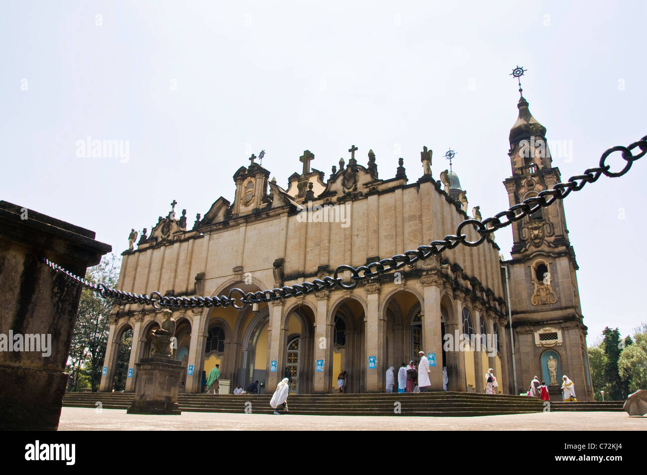 Holy Trinity Church Addis Ababa Ethiopia Stock Photo Alamy