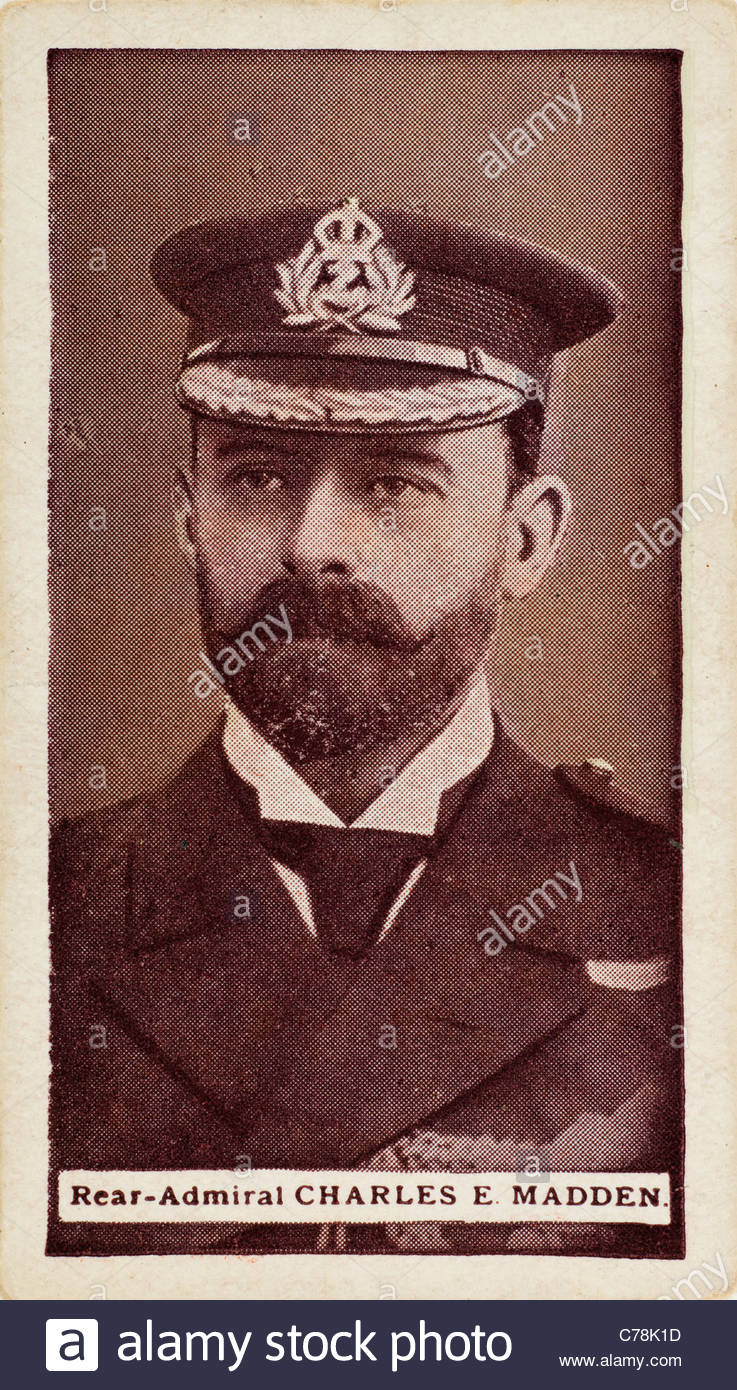 Wills Cigarette Card issued in 1915. Rear Admiral Sir Charles Edward