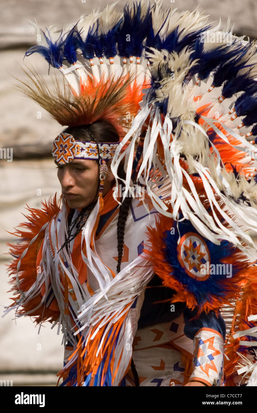 London Canada September 17 2011 A First Nations Canadian Wearing