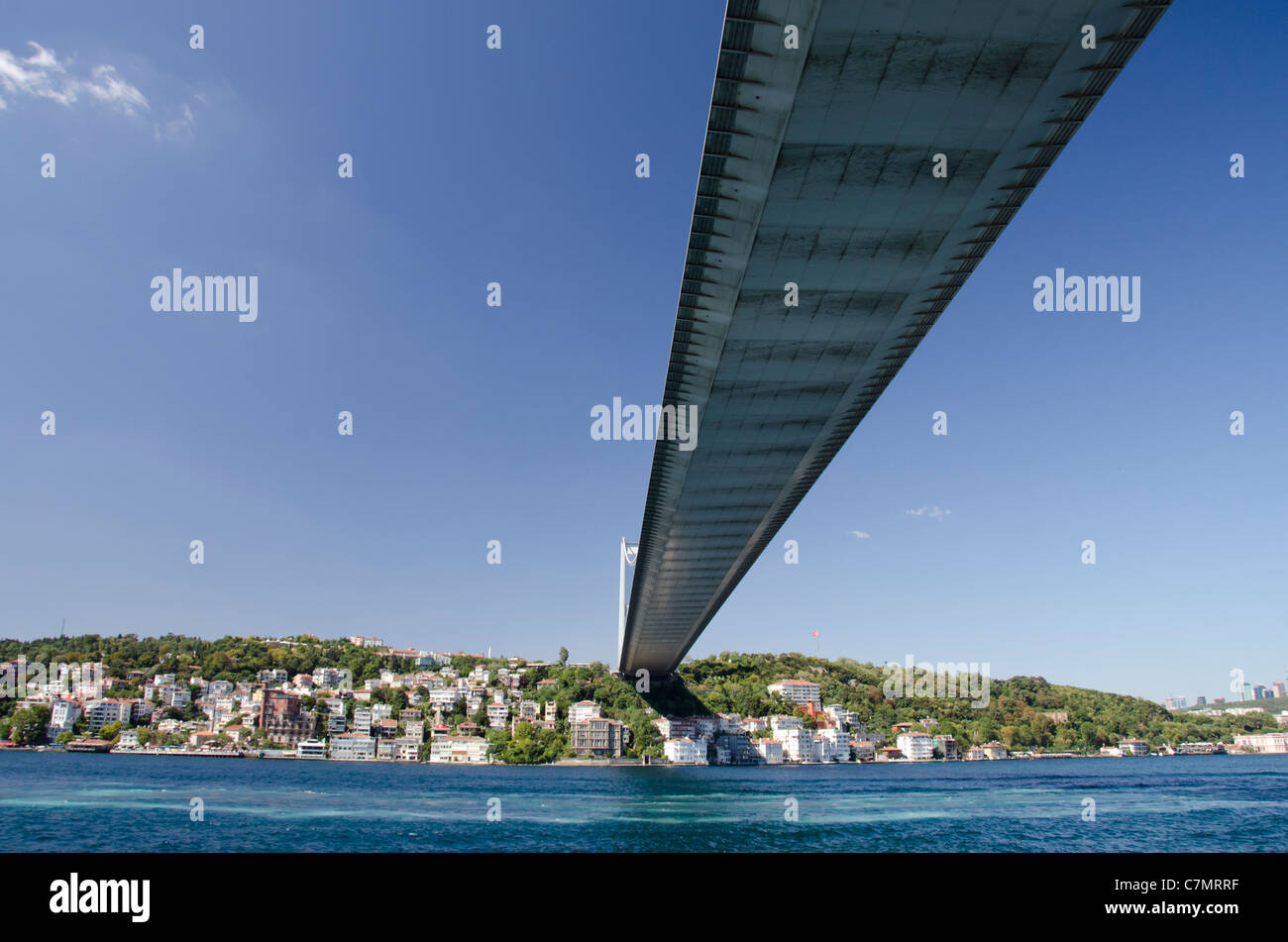 Turkey Istanbul The Faith Sultan Mehmet Bridge Also Known As The