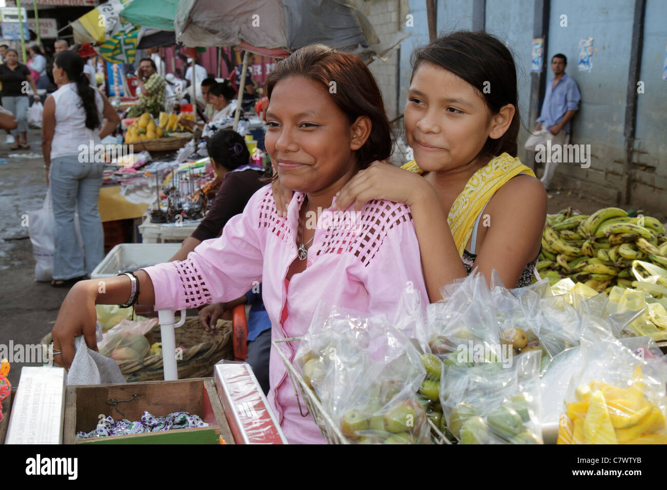 Managua Nicaragua Mercado Oriental flea market marketplace shopping Stock Photo, Royalty Free