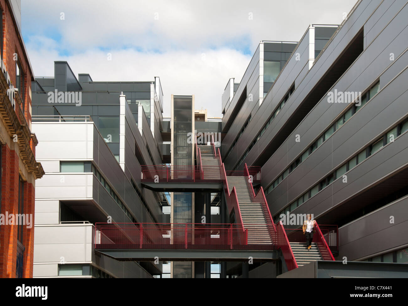 The Budenberg HAUS Projekte apartments at Altrincham, near Stock Photo, Royalty Free Image