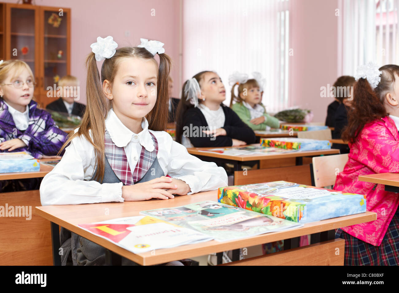 russian kid at school