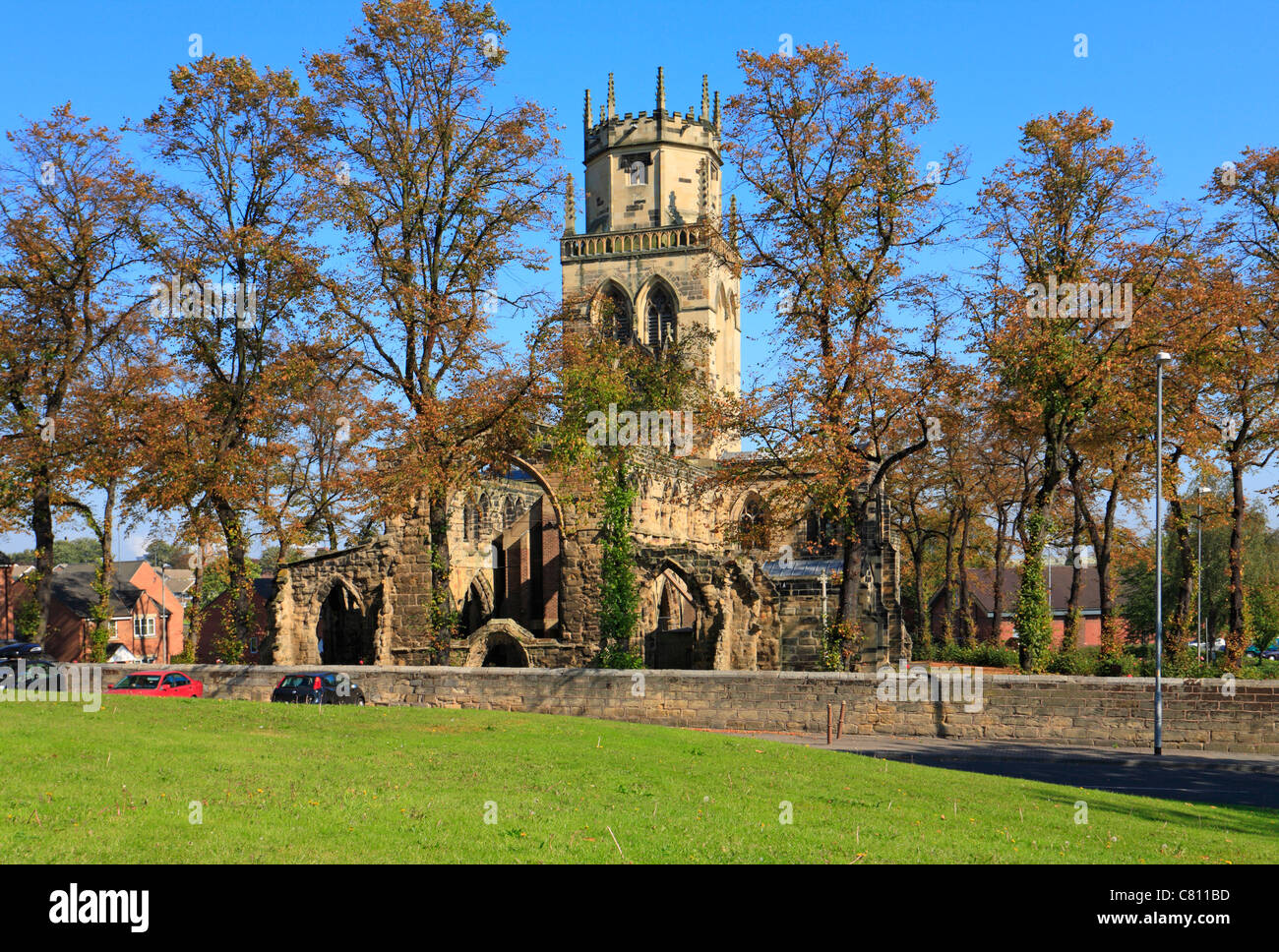 All Saints Church in Pontefract, West Yorkshire, England, UK Stock