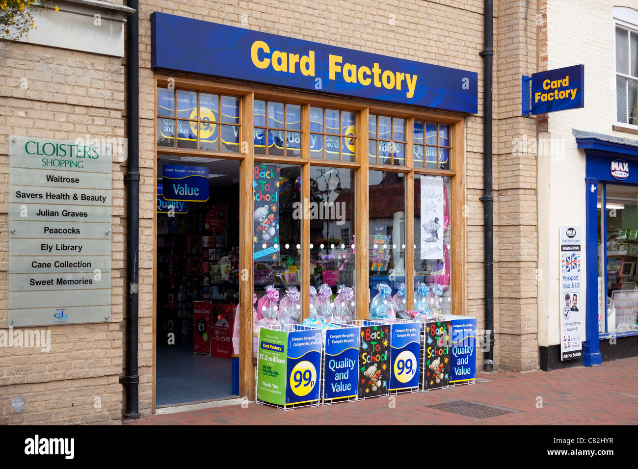 Card Factory store in UK Stock Photo, Royalty Free Image: 39395995 - Alamy