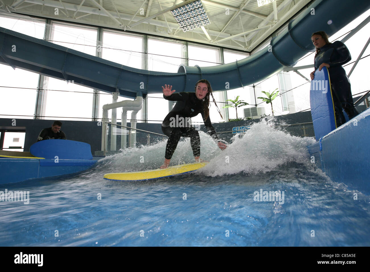 Wave Rider surf facility at Swansea's newly refurbished LC2 leisure
