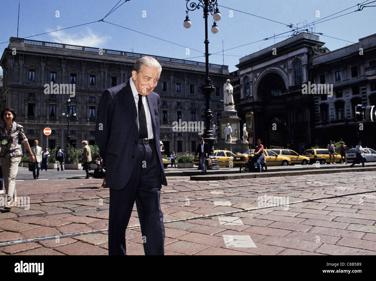 Enrico Cuccia, '90 Stock Photo, Royalty Free Image 39583693 Alamy