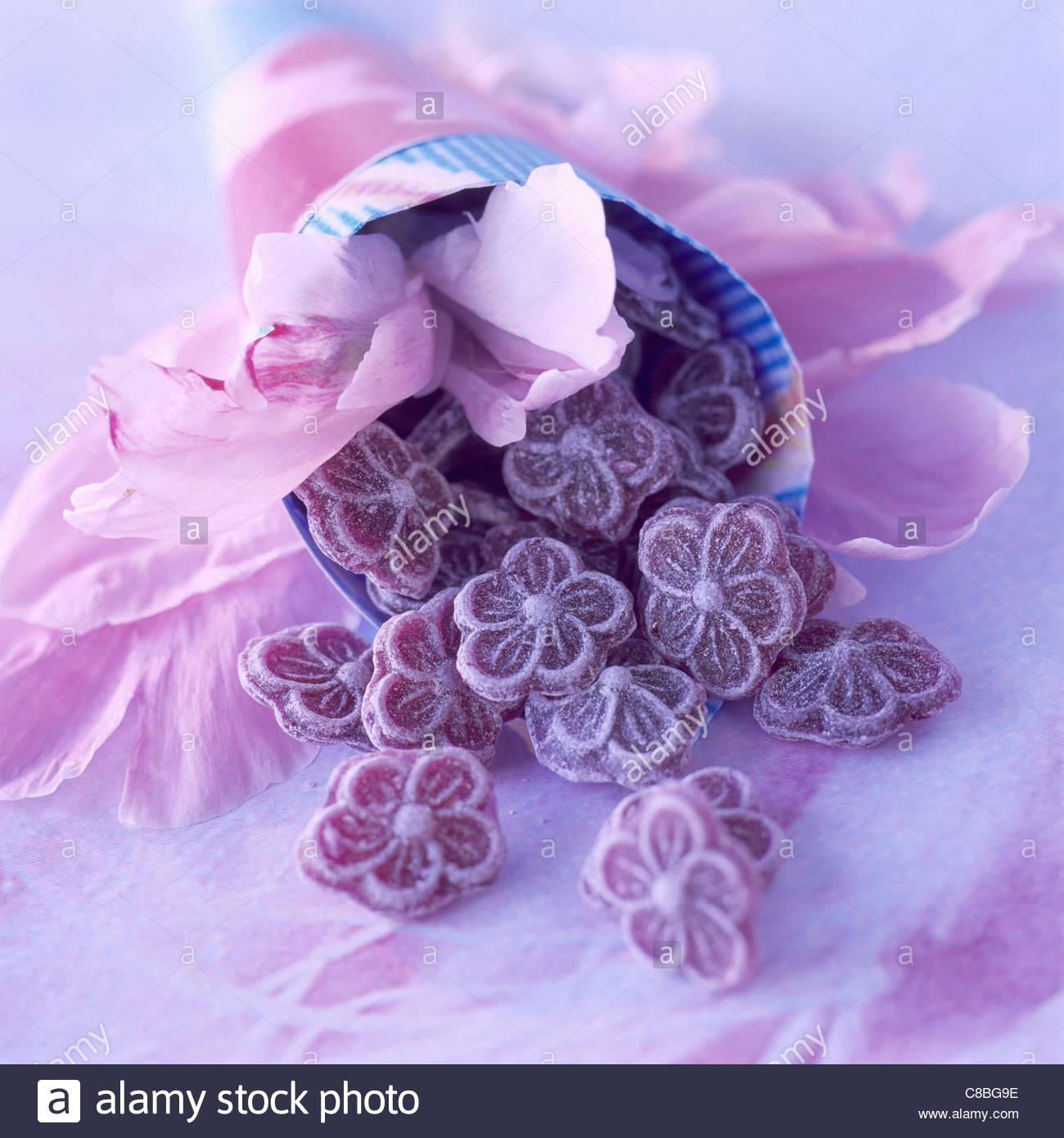 violet candies Stock Photo, Royalty Free Image 39592266 Alamy