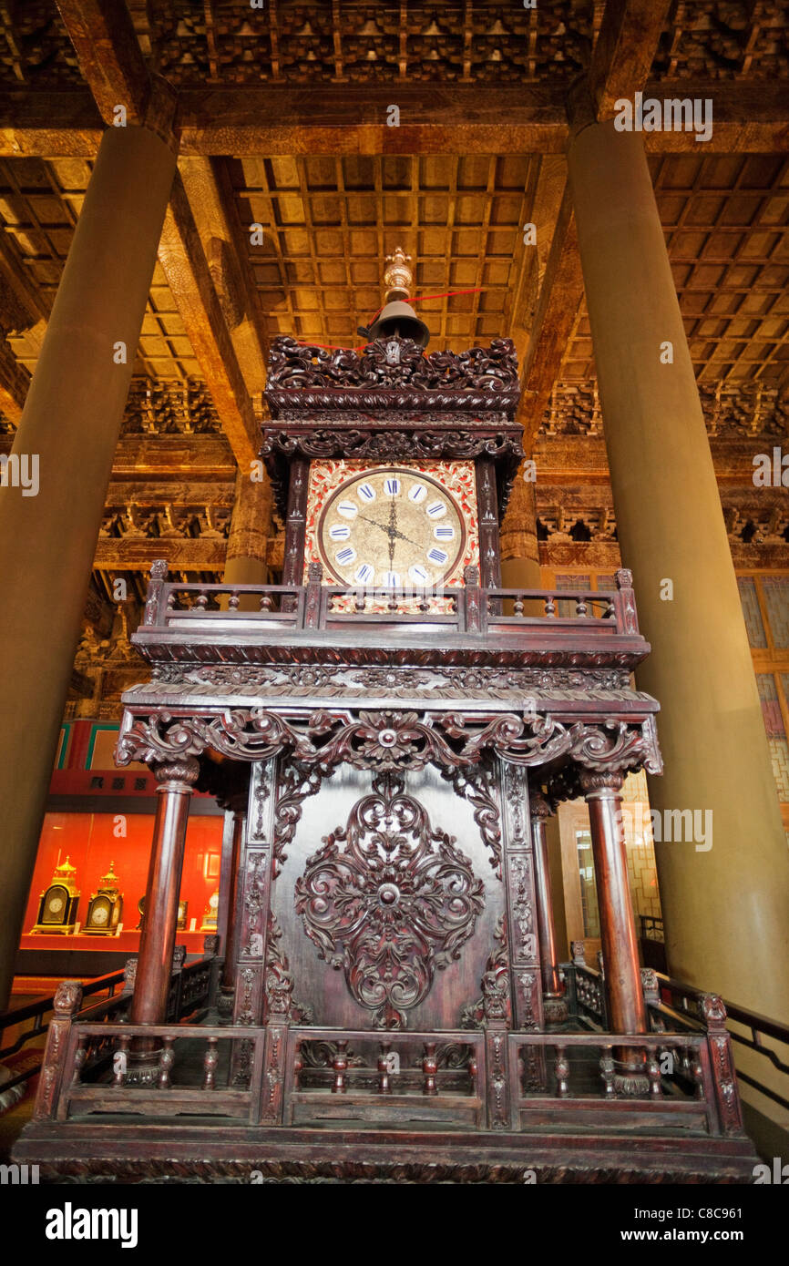 China, Beijing, Palace Museum or Forbidden City, The Clock Museum Stock