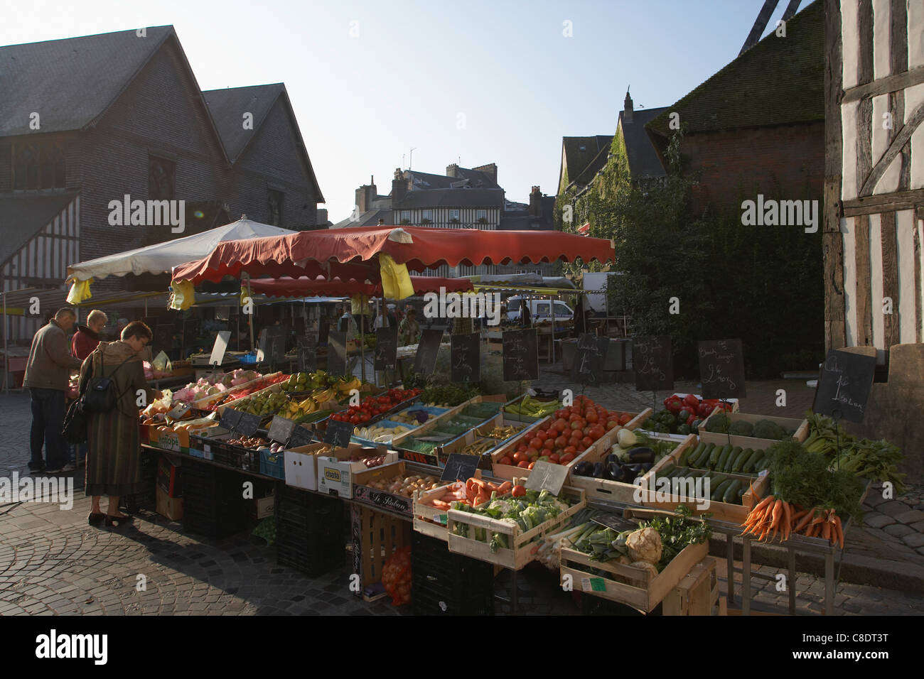 Honfleur Market,france Stock Photo, Royalty Free Image 39642284 Alamy
