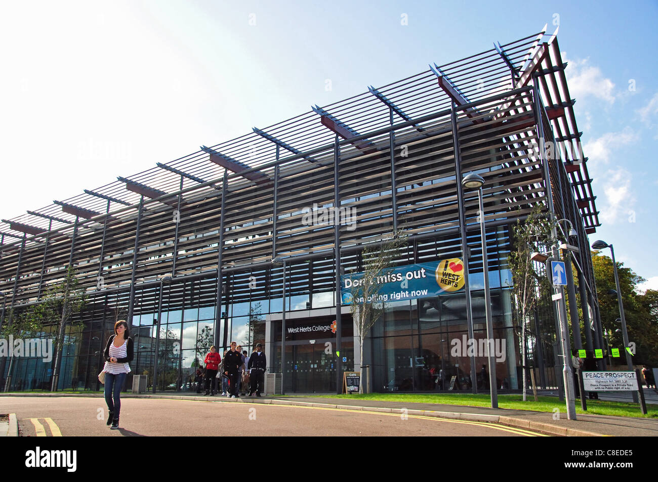 West Herts College, Watford Campus, Hempstead Road, Watford Stock Photo