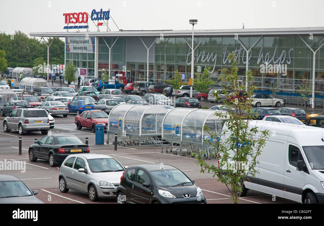 The Exeter Vale Tesco Extra superstore at the Rydon Lane Retail Park