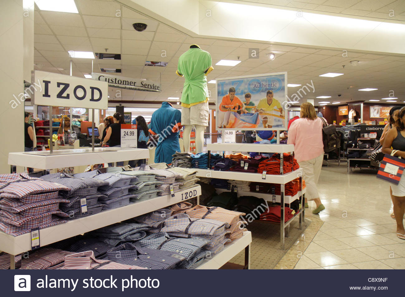 How do you find an IZOD clothing outlet?