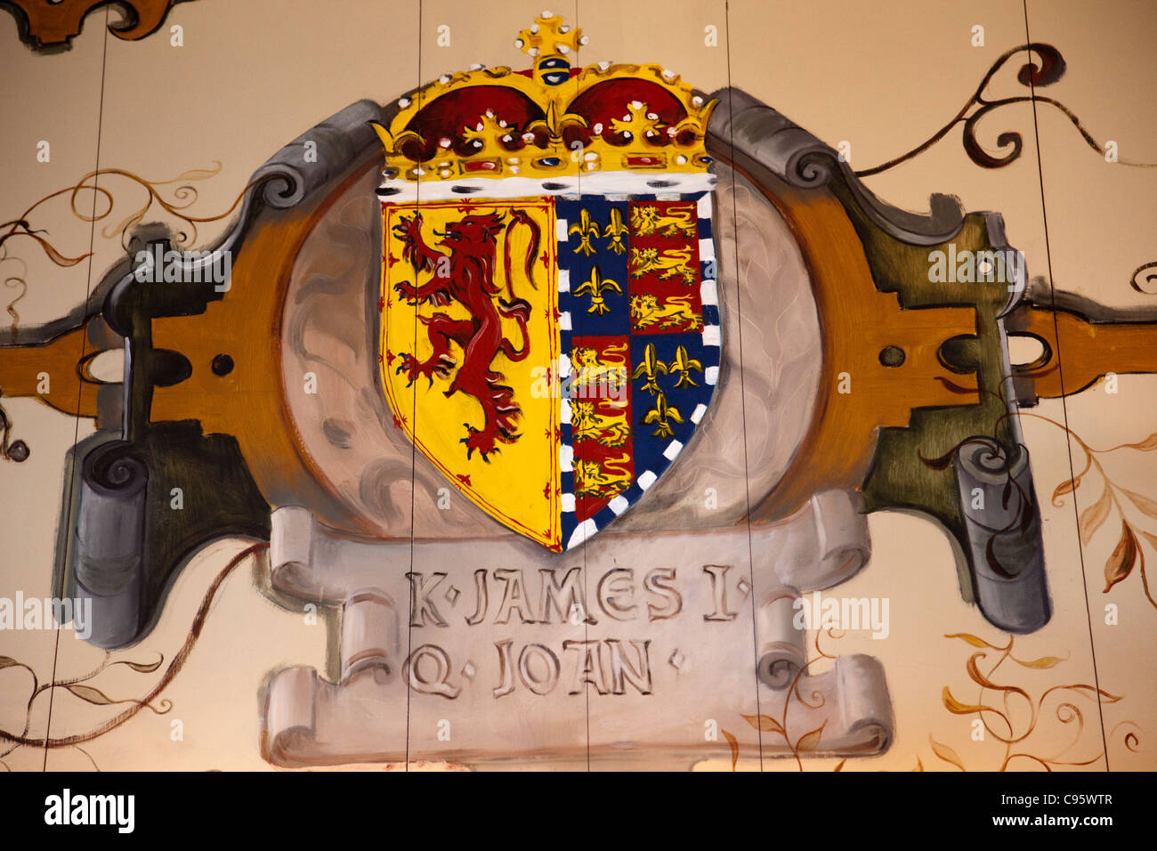 scotland, edinburgh, edinburgh castle, royal palace decoration in scotland, edinburgh, edinburgh castle, royal palace decoration in