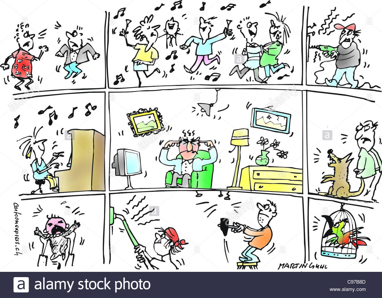 Loud Neighbors Stock Photo Royalty Free Image 40115165 Alamy loud-neighbors-stock-photo-royalty-free-image-40115165-alamy