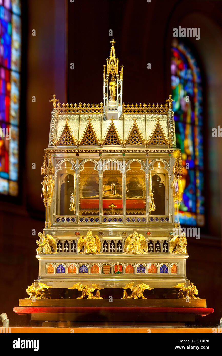 Budapest St Stephen S Basilica The Relic Stock Photo Royalty Free