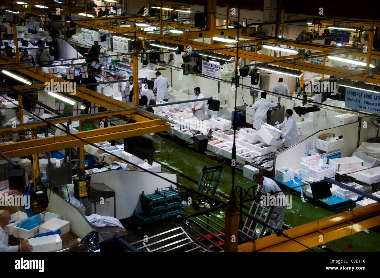 Billingsgate Fish Market, London, UK Stock Photo, Royalty Free Image