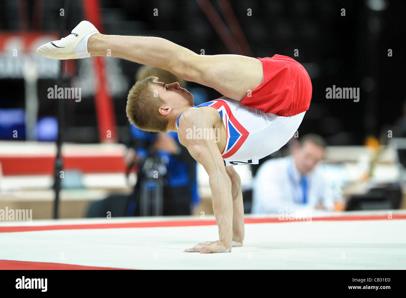 European Gymnastics Championships. Montpelier France. Junior Mens Stock