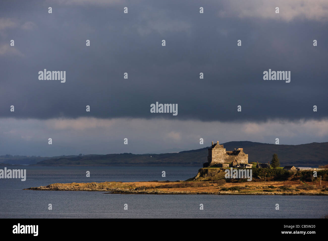 Duart Castle Near Craignure Isle Of Mull Scotland Stock Photo Alamy