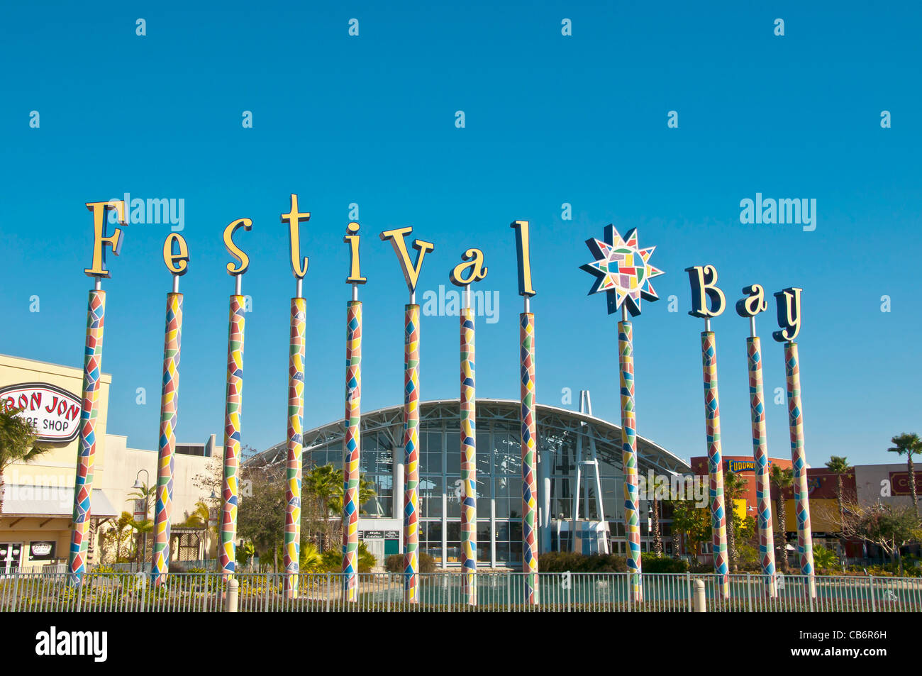 Orlando, Florida, Festival Bay Mall discount shopping mall on Stock