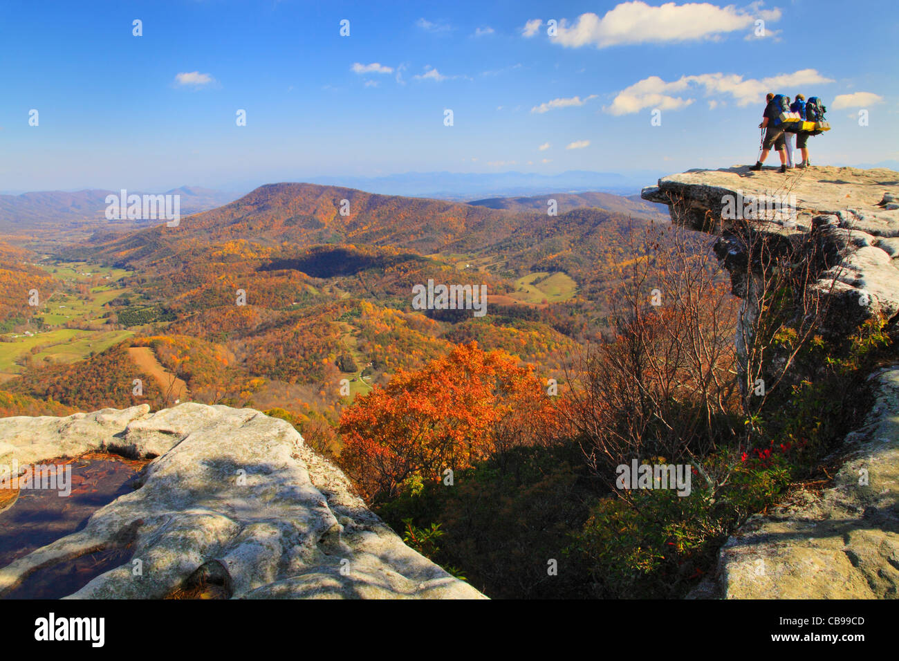 McAfee Knob, Appalachian Trail, Roanoke, Virginia, USA Stock Photo, Royalty Free Image 41386925