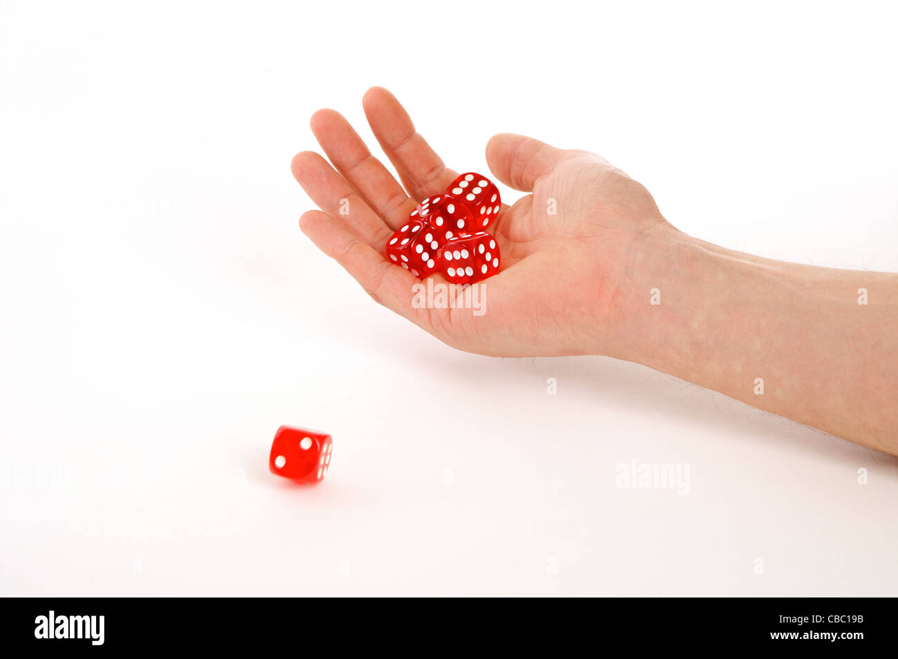 Throwing Dice Stock Photo, Royalty Free Image 41446423 Alamy
