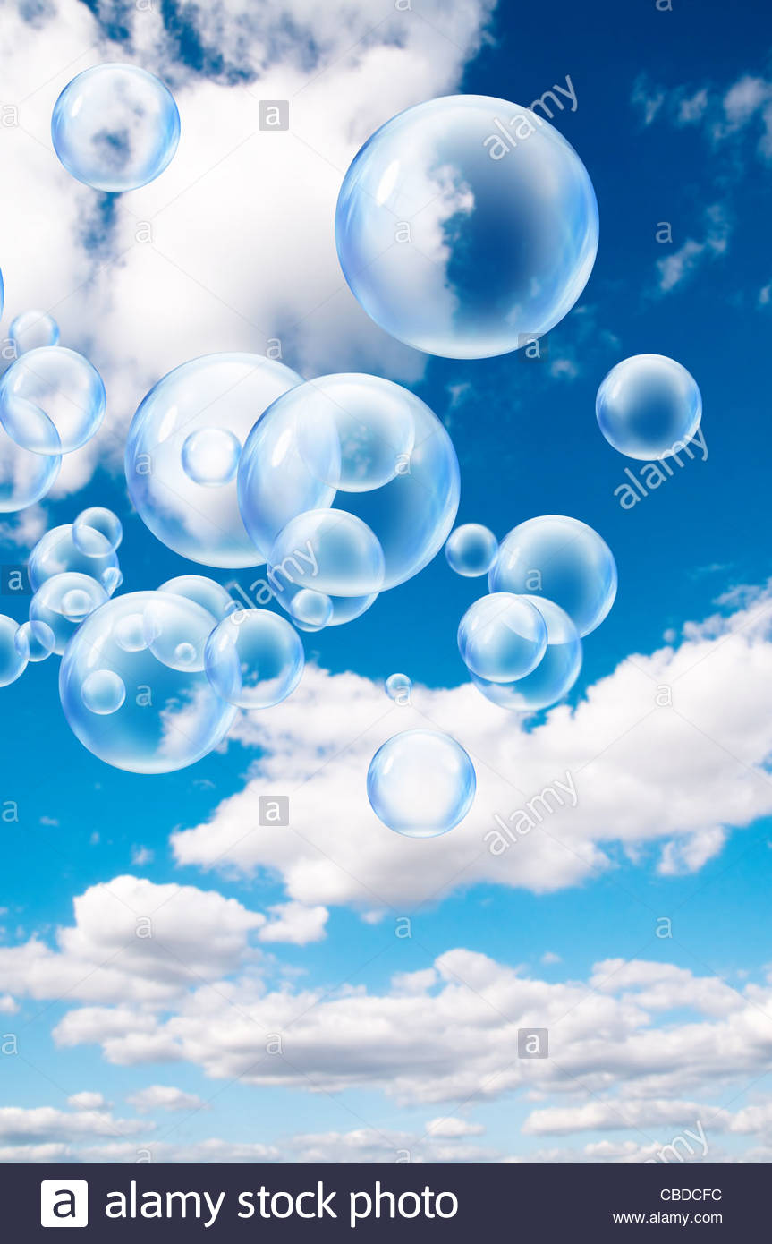Bubbles in sky Stock Photo, Royalty Free Image 41477168 Alamy