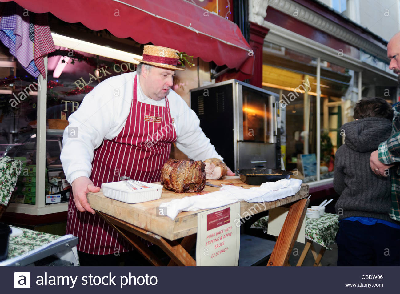 drapers-lane-butcher-wearing-an-apron-st