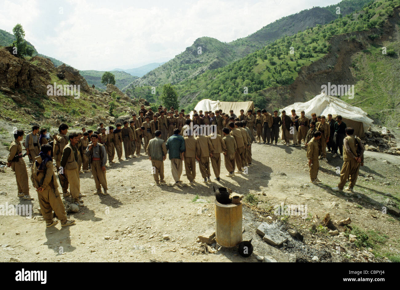 PKK Kurdistan Workers Party Guerrillas In Zele Iran-Iraq Border Area ...