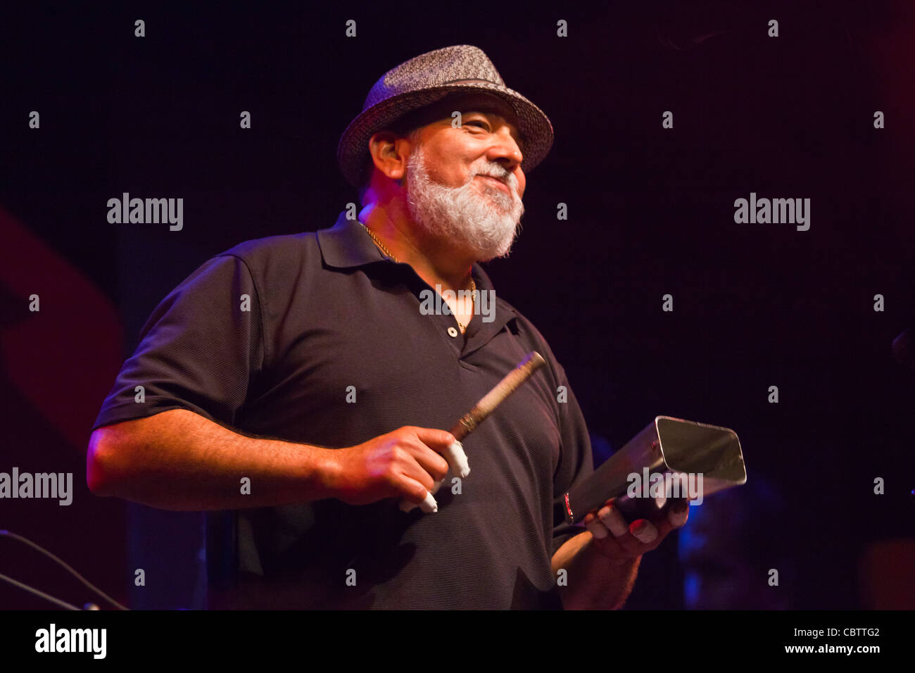 Poncho Sanchez And His Latin Jazz Band Perform On The Jimmy Lyons Stage