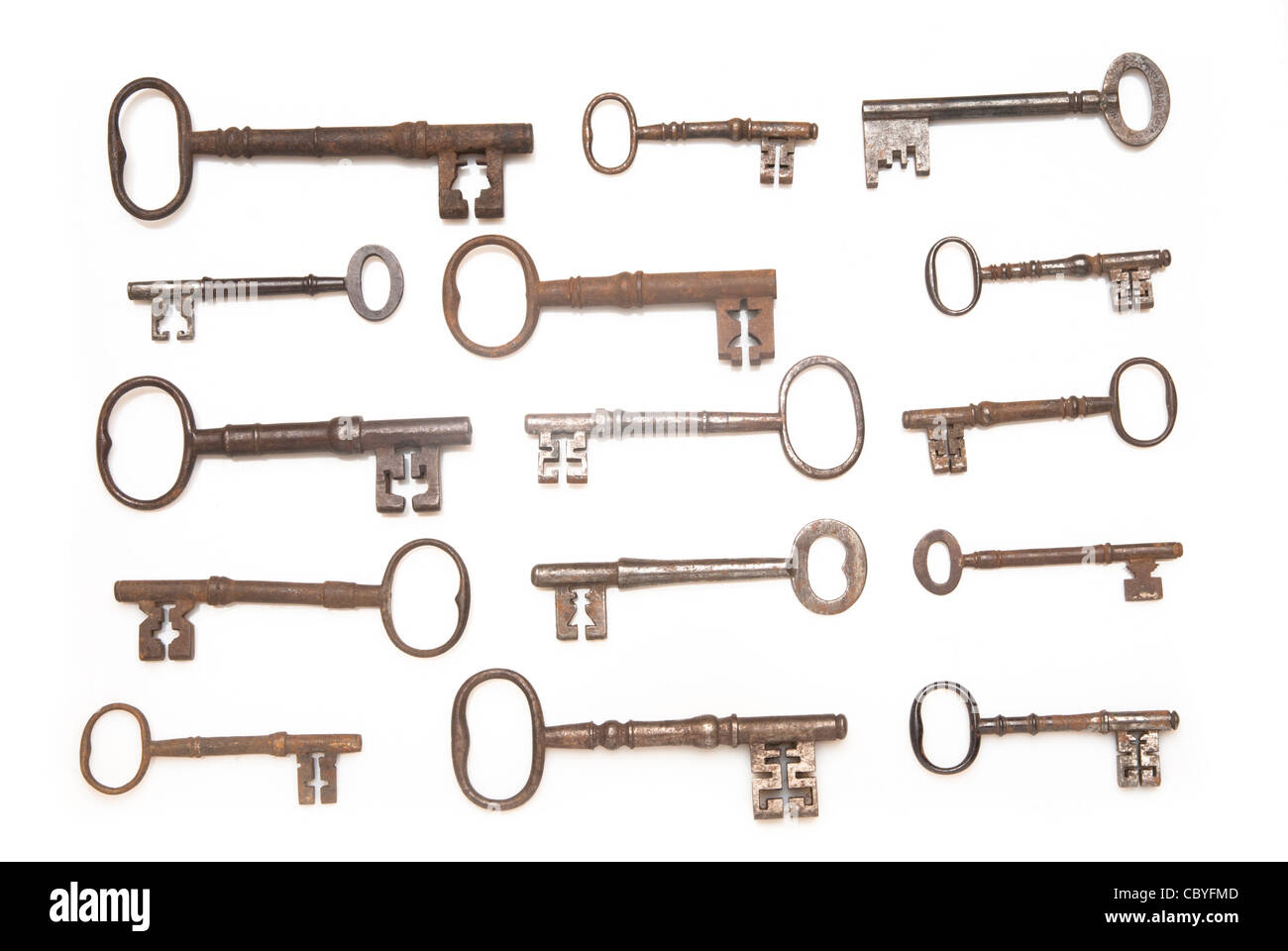 collection old old house keys Stock Photo, Royalty Free Image: 41786989