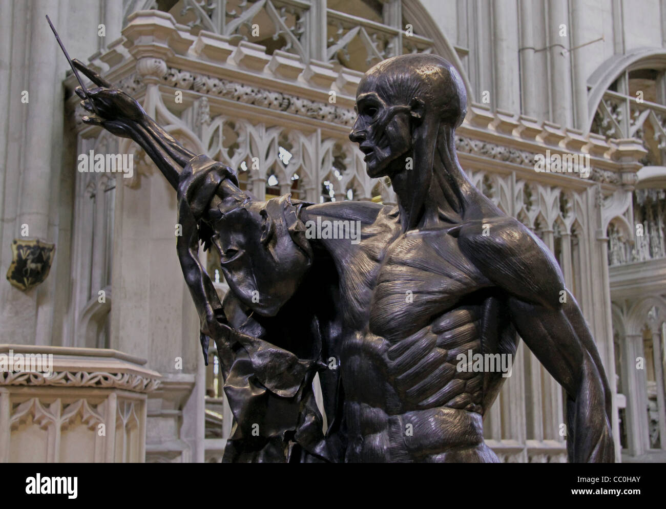 Damien Hirst's "St Bartholomew, Exquisite Pain" At The Crucible Stock