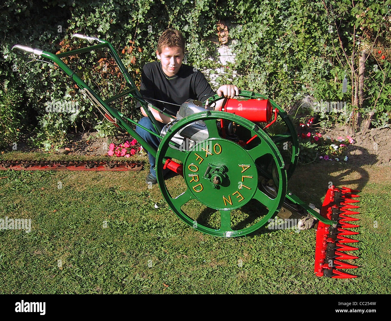 An Allen Scythe vintage grass cutter Stock Photo 41844569 Alamy